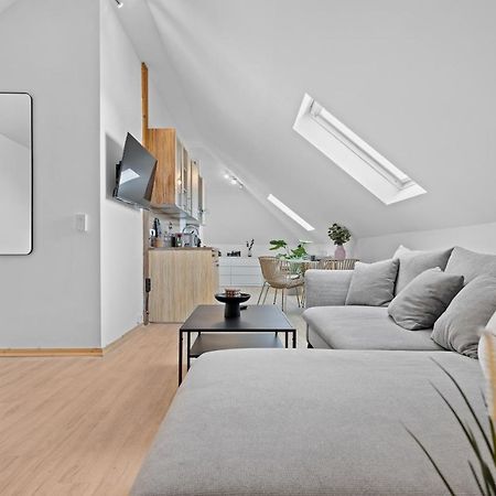Stilvolle Wohnung: Private Dachterrasse - Zentral اوغسبورغ المظهر الخارجي الصورة