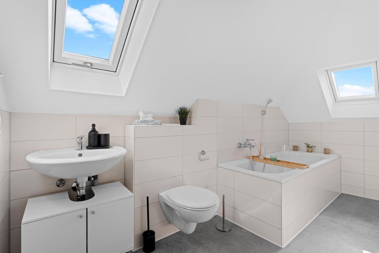 Stilvolle Wohnung: Private Dachterrasse - Zentral اوغسبورغ المظهر الخارجي الصورة